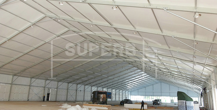 Huge exhibition tent