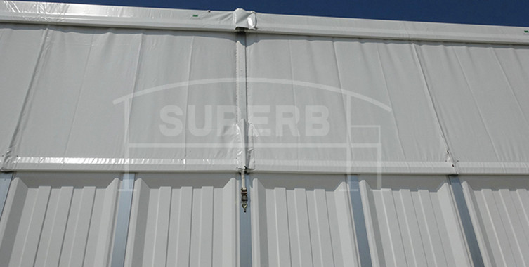 Huge exhibition tent