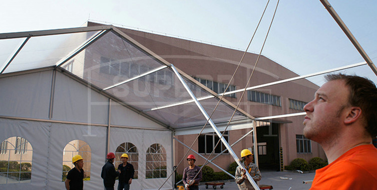 clear span tent