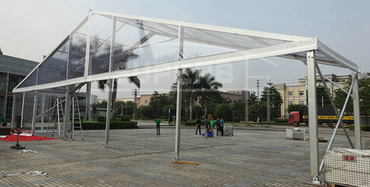 25x80m transparent PVC wedding tent [BS series]