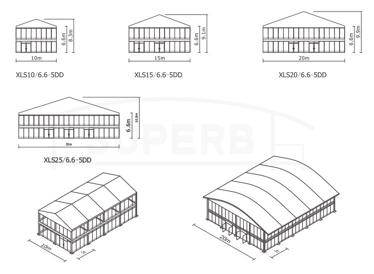 Tent with A Frame Roof