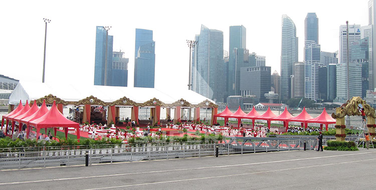 Luxury Dinner tent in Singapore