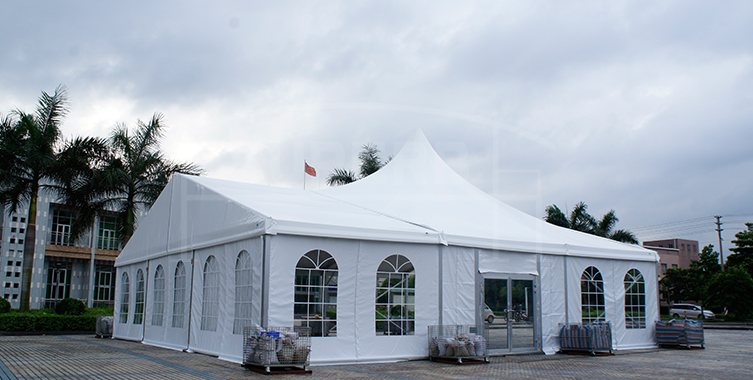 High peak wedding tent