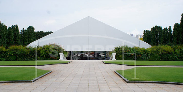 Singapore Istana 40x40m Curve Tent