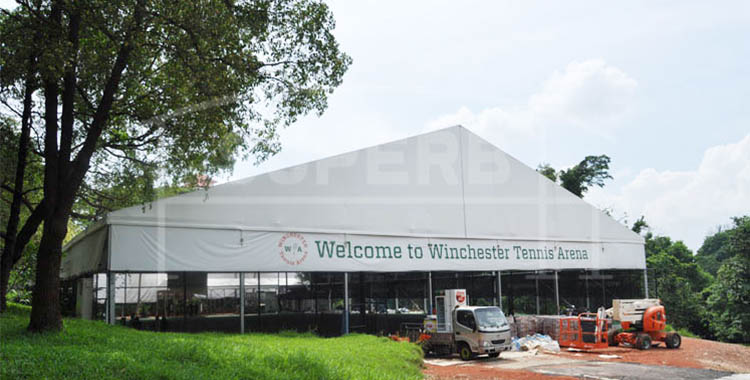 High quality sport tent for tennis arena in Singapore