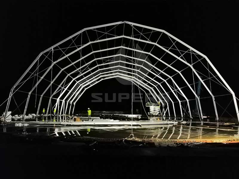 structure polygon tent