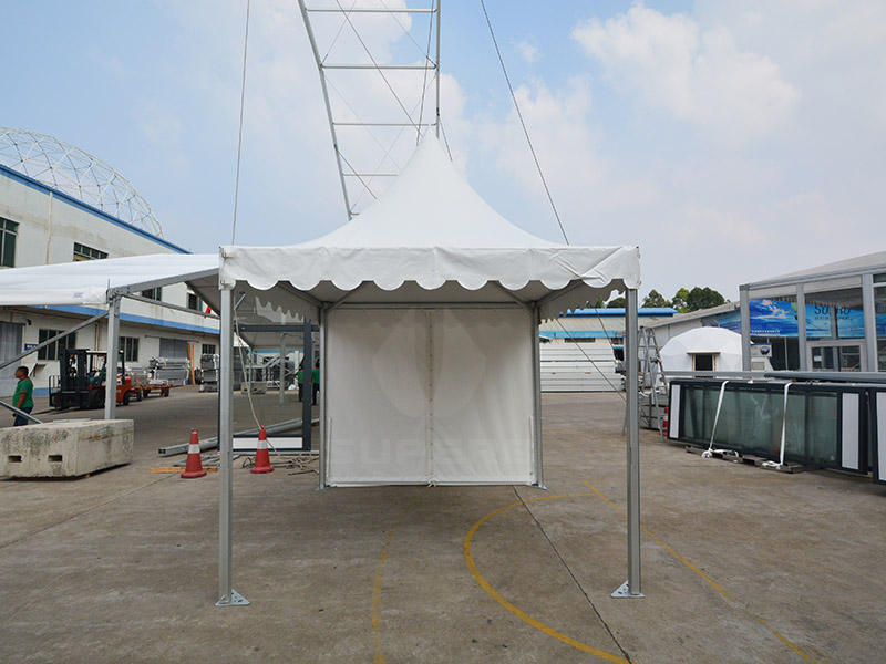White color pagoda tent
