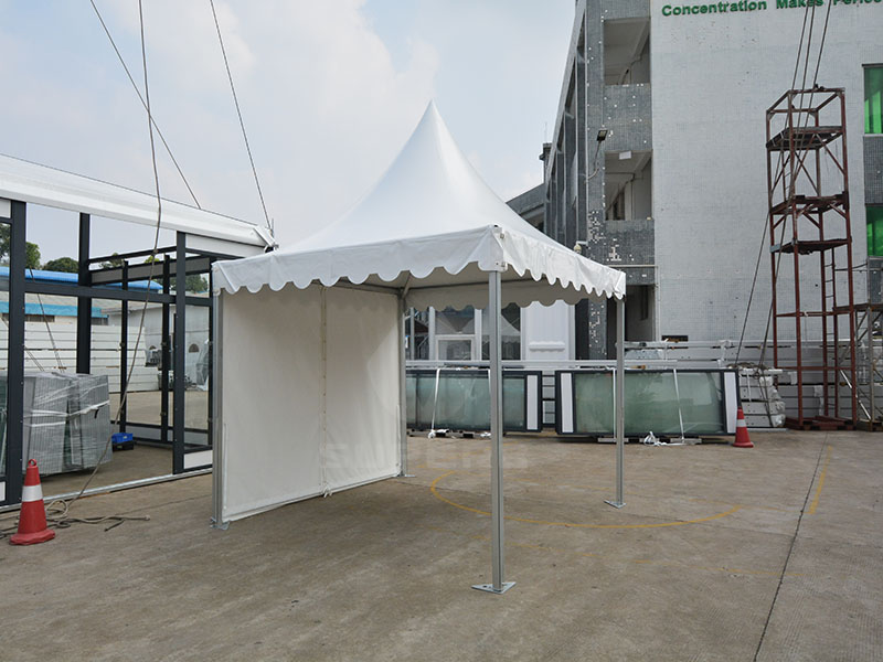 3x3m White color pagoda tent
