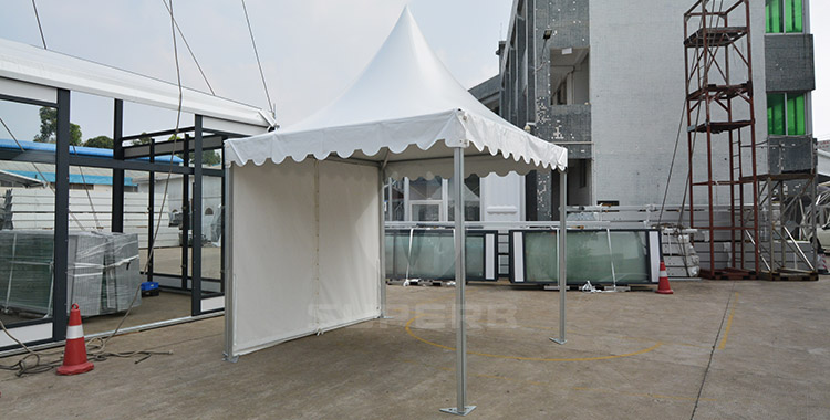 3x3m White color pagoda tent