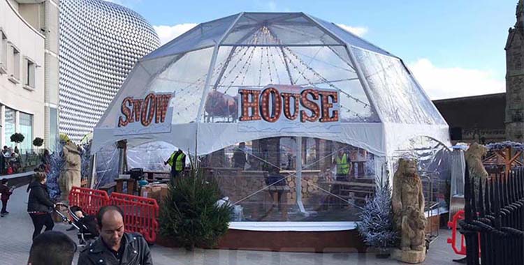 Transparent Outdoor Octagon Dome Event Tent in UK
