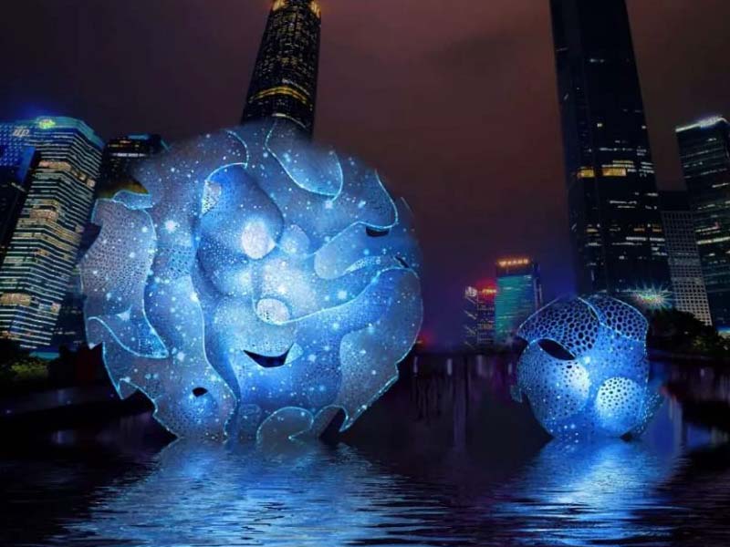 “Superb Tent”and “South China University Of Technology”hand in hand 2019 Guangzhou International Light Festival