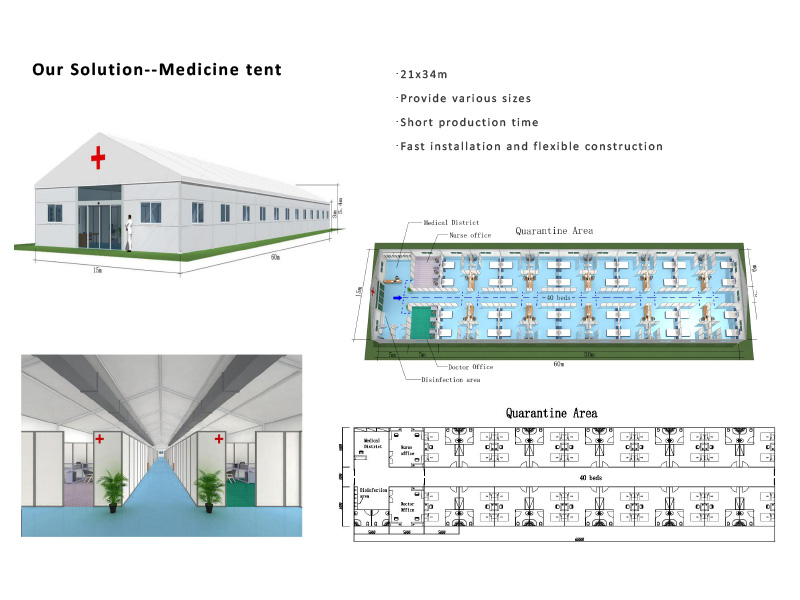 big hospital tent