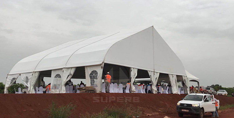 Large Outdoor Party Tents In West Africa