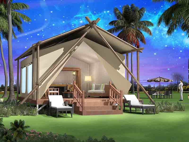 Superb Tent ‘s 5 star hotel tents, give you an unexpected wild luxury life