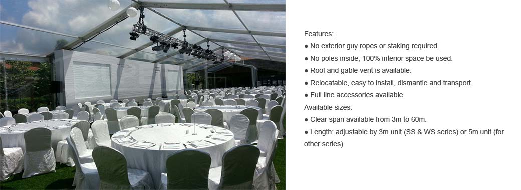  transparent wedding party tent 