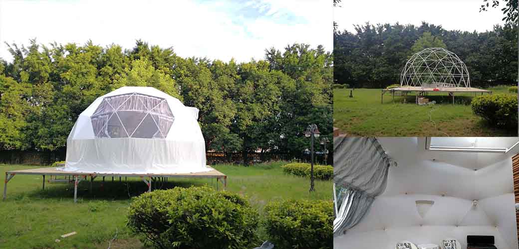 Transparent Geodome Tent