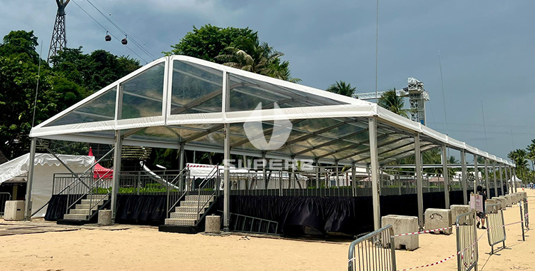 15m x 50m Transparent Tent