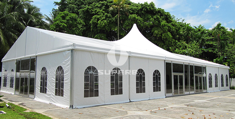 16m x 30m  High peak event tent with decoration lining
