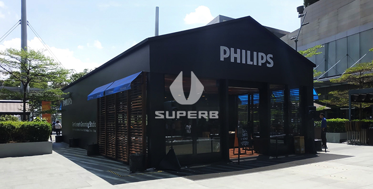 (Standard tent) Outdoor temporary brand event