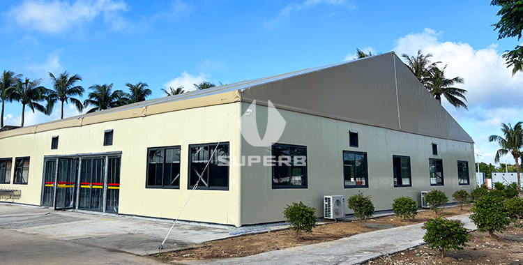 20m x 25m standard tent structure, an outdoor prefabricated building