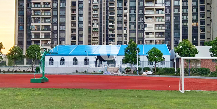 Sports tents transform sports spaces from monotonous to versatile spaces