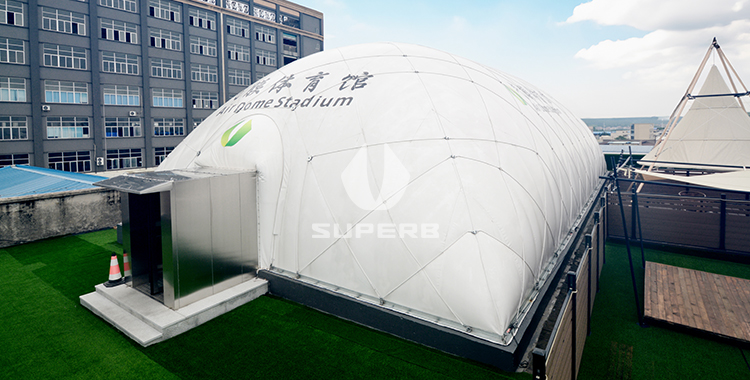 Inflatable Sports Tent Project Case | One-Stop Air Dome Tent Solution for Stadium Use