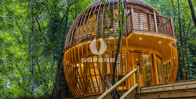 Double-Layer Birdcage Tent Project for a Mountain Glamping Resort in Changsha