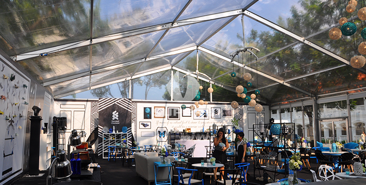 Luxury Restaurant Aluminum Tent Project | Glass Wall Dining Structure Solution
